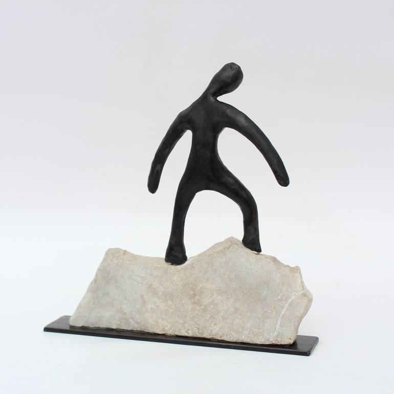 Original Figurative People Sculpture by Didier Fournier