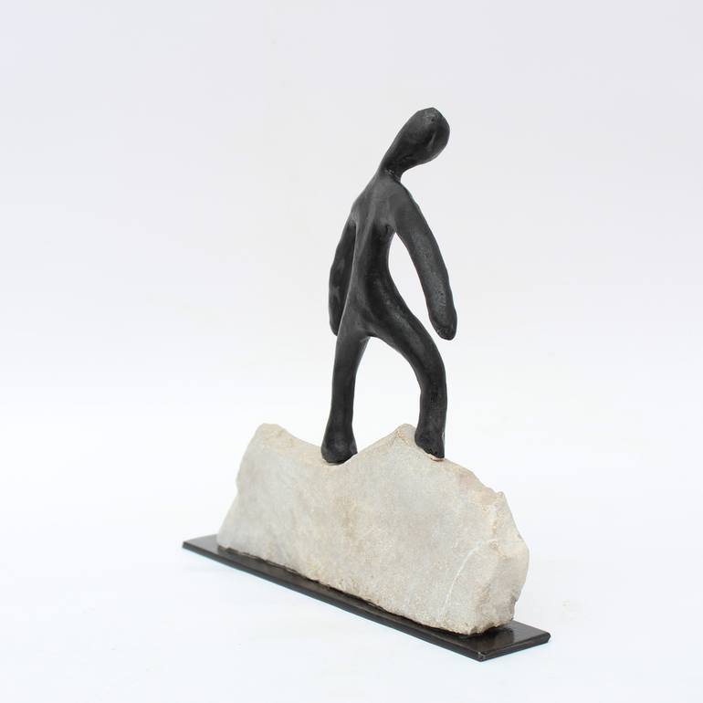 Original Figurative People Sculpture by Didier Fournier