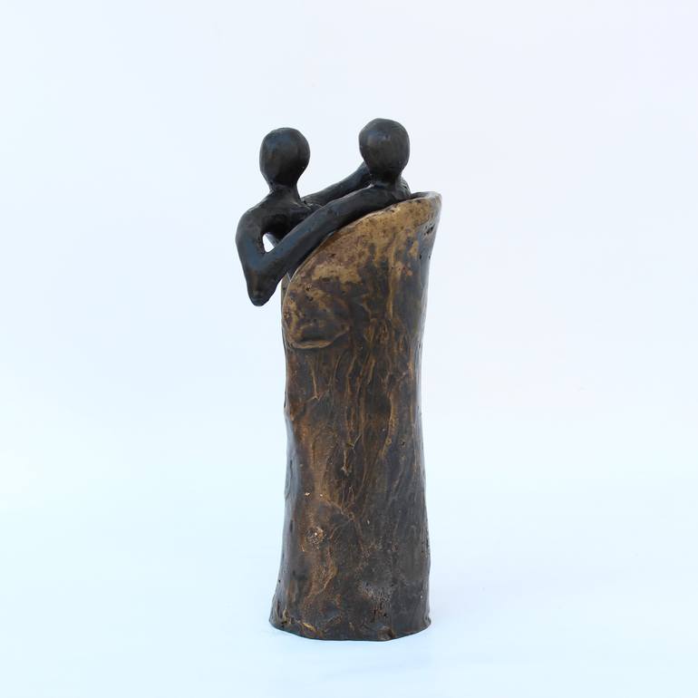 Original Figurative People Sculpture by Didier Fournier