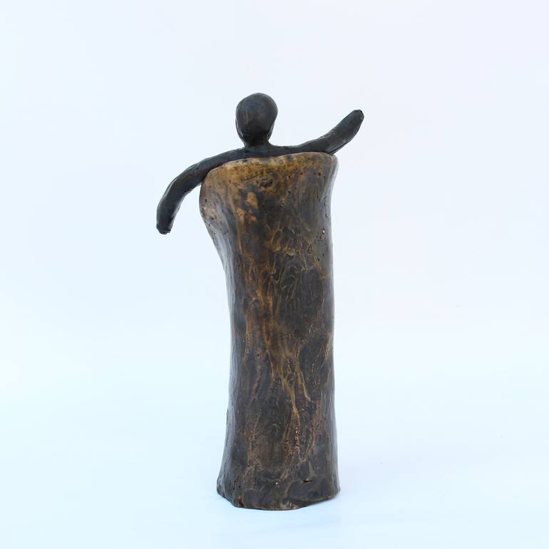 Original Figurative People Sculpture by Didier Fournier