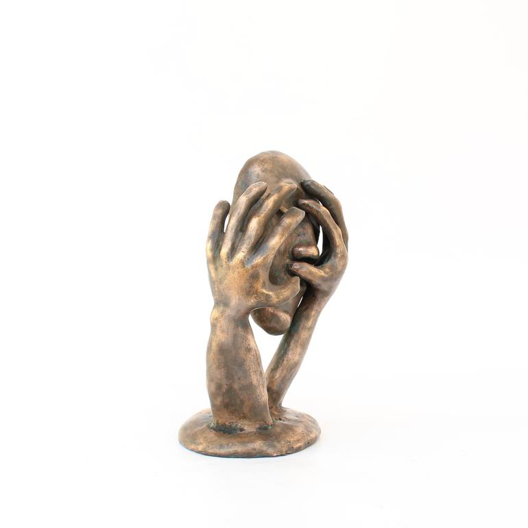 Original Figurative People Sculpture by Didier Fournier