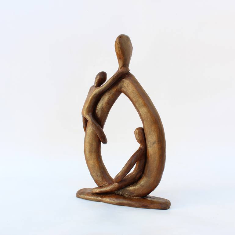 Original Figurative People Sculpture by Didier Fournier