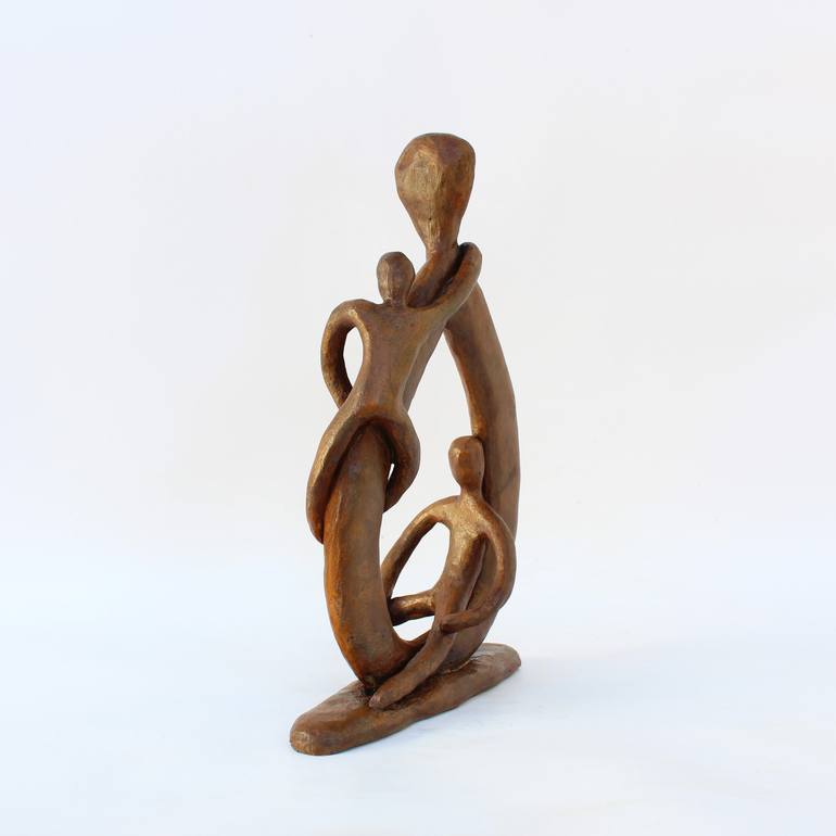 Original Figurative People Sculpture by Didier Fournier
