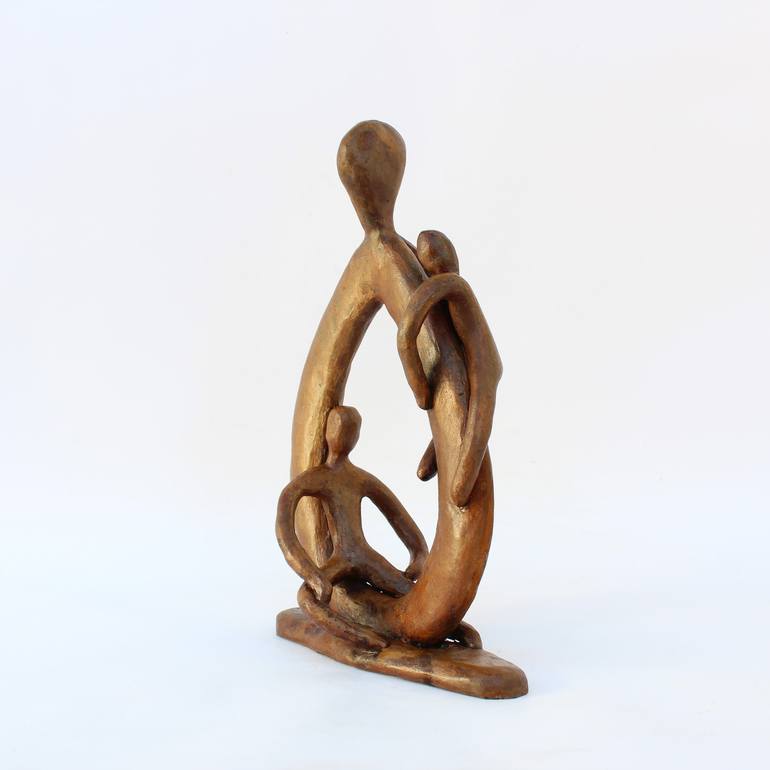 Original Figurative People Sculpture by Didier Fournier