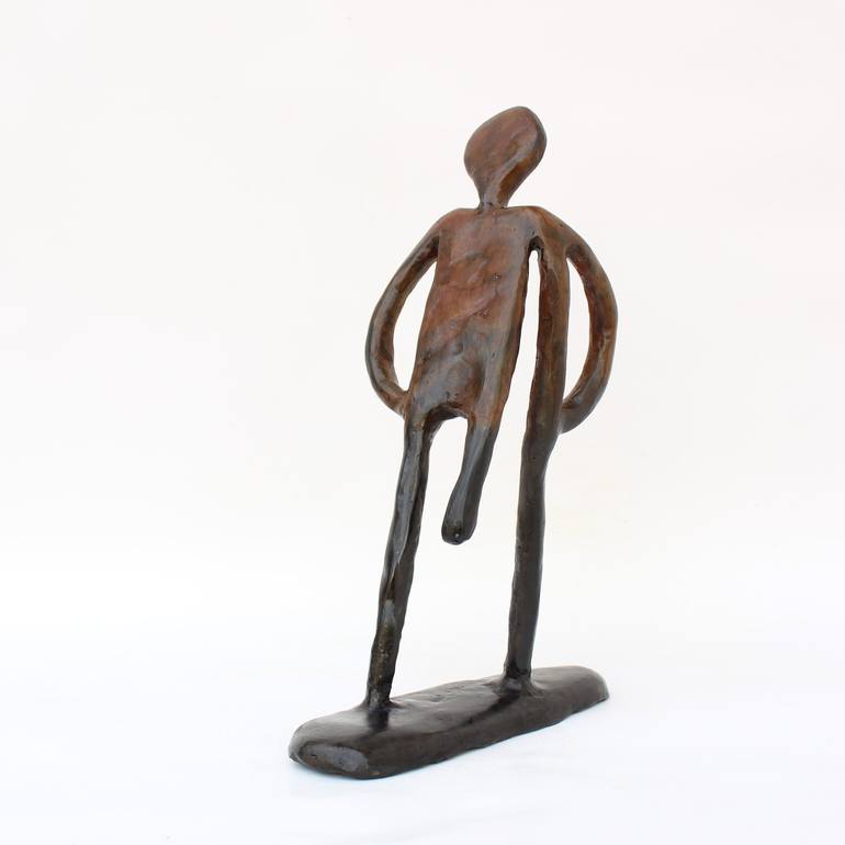 Original Figurative People Sculpture by Didier Fournier
