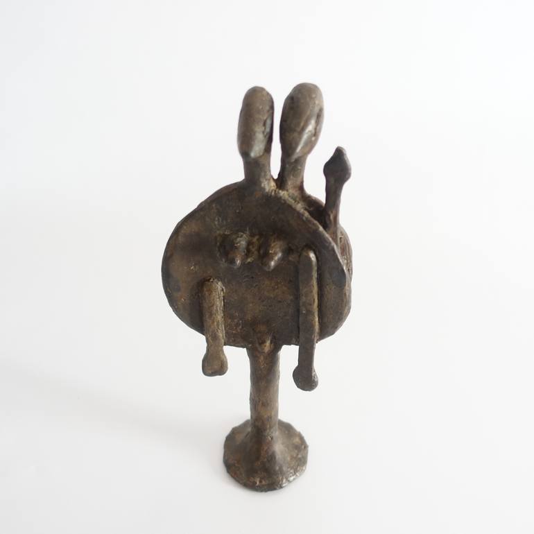 Original Abstract Expressionism Men Sculpture by Didier Fournier