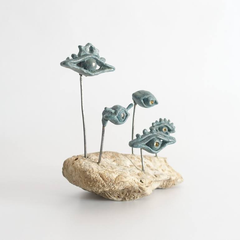 Original Figurative Floral Sculpture by Didier Fournier