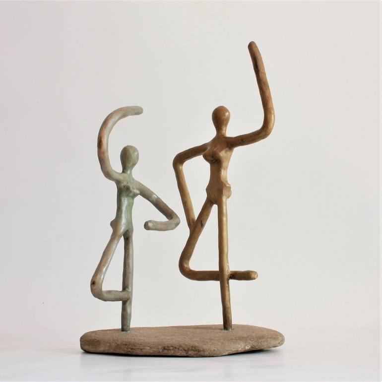 Original Figurative People Sculpture by Didier Fournier