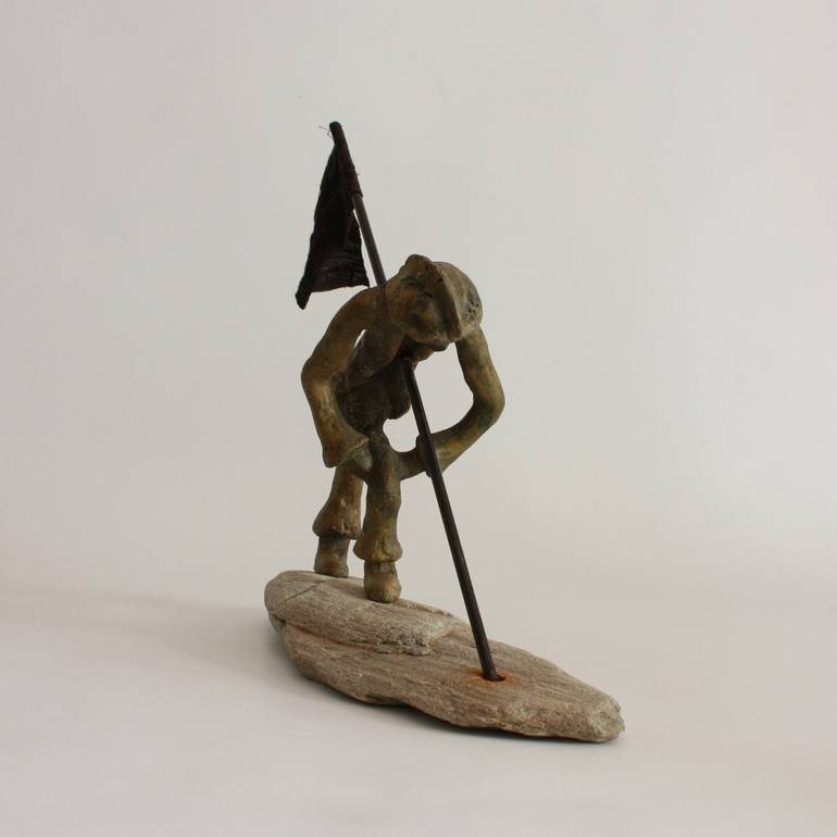 Original Figurative People Sculpture by Didier Fournier