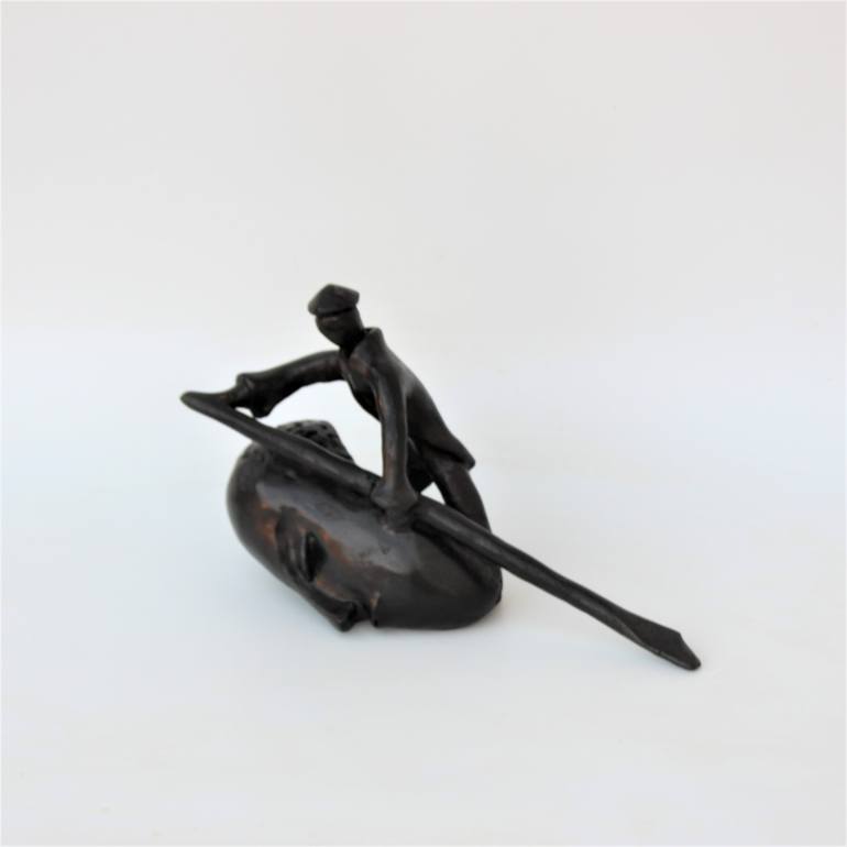 Original Figurative People Sculpture by Didier Fournier