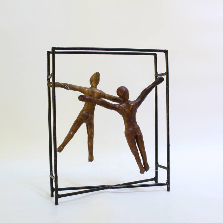 Original Figurative People Sculpture by Didier Fournier