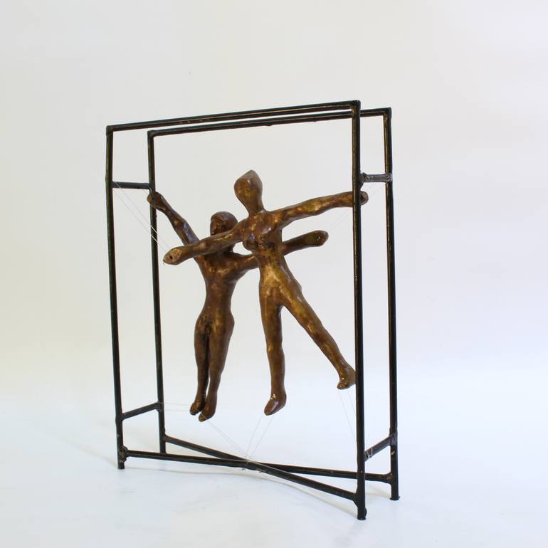 Original Figurative People Sculpture by Didier Fournier