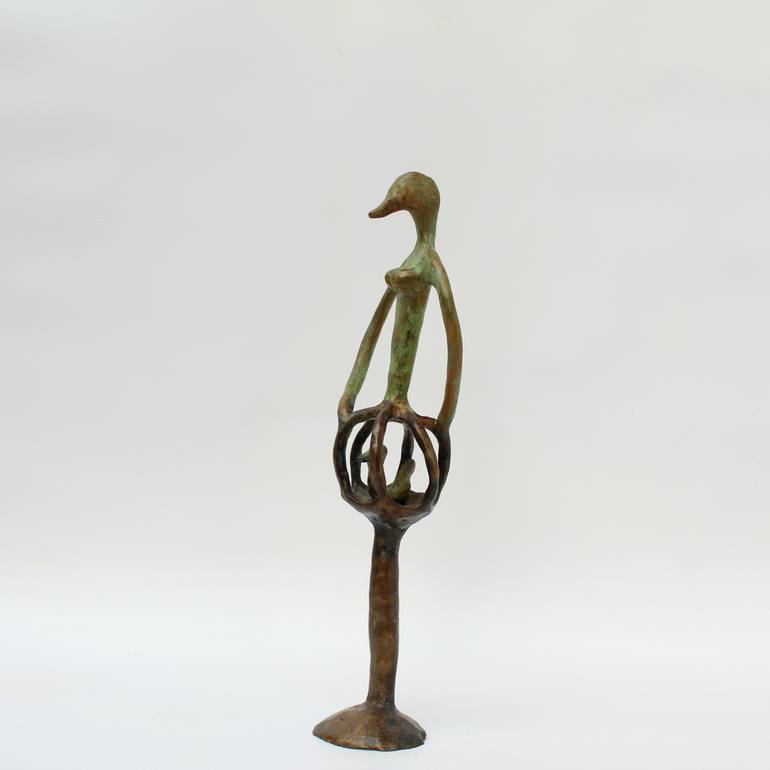 Original Figurative People Sculpture by Didier Fournier