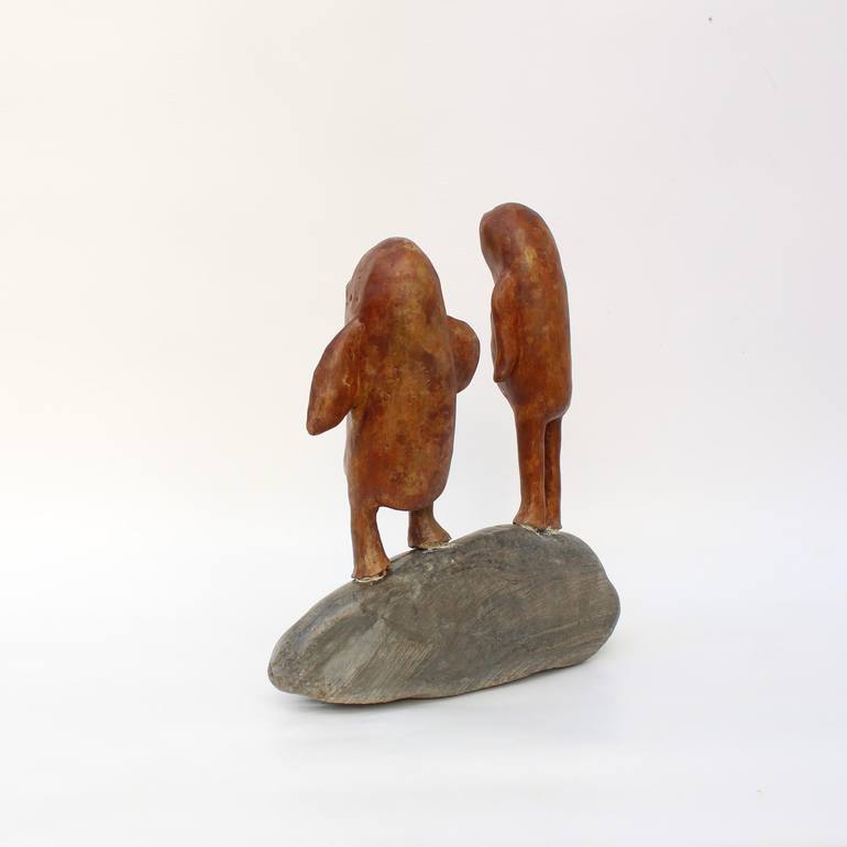 Original Figurative People Sculpture by Didier Fournier