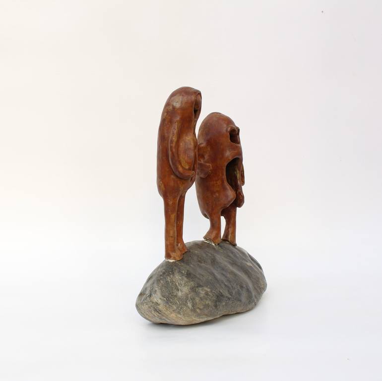 Original Figurative People Sculpture by Didier Fournier