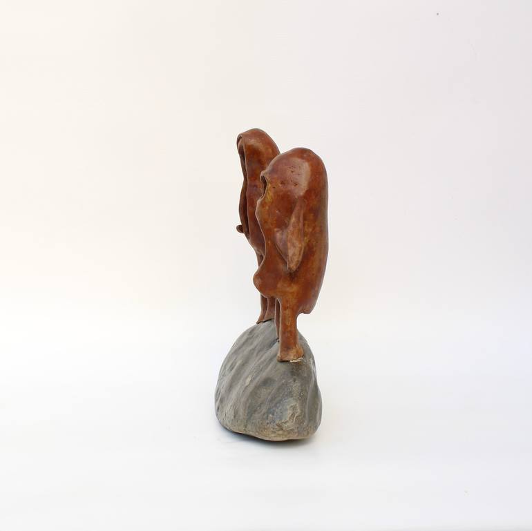 Original Figurative People Sculpture by Didier Fournier