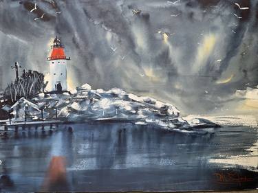 Landsorts lighthouse , Sweden thumb