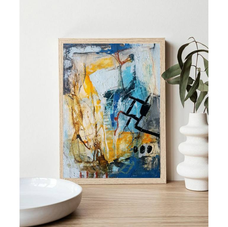 Original Abstract Painting by Iulia Paun