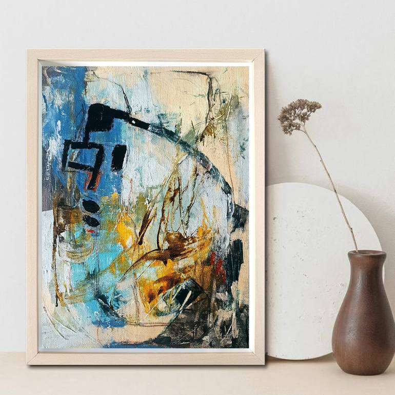 Original Abstract Painting by Iulia Paun