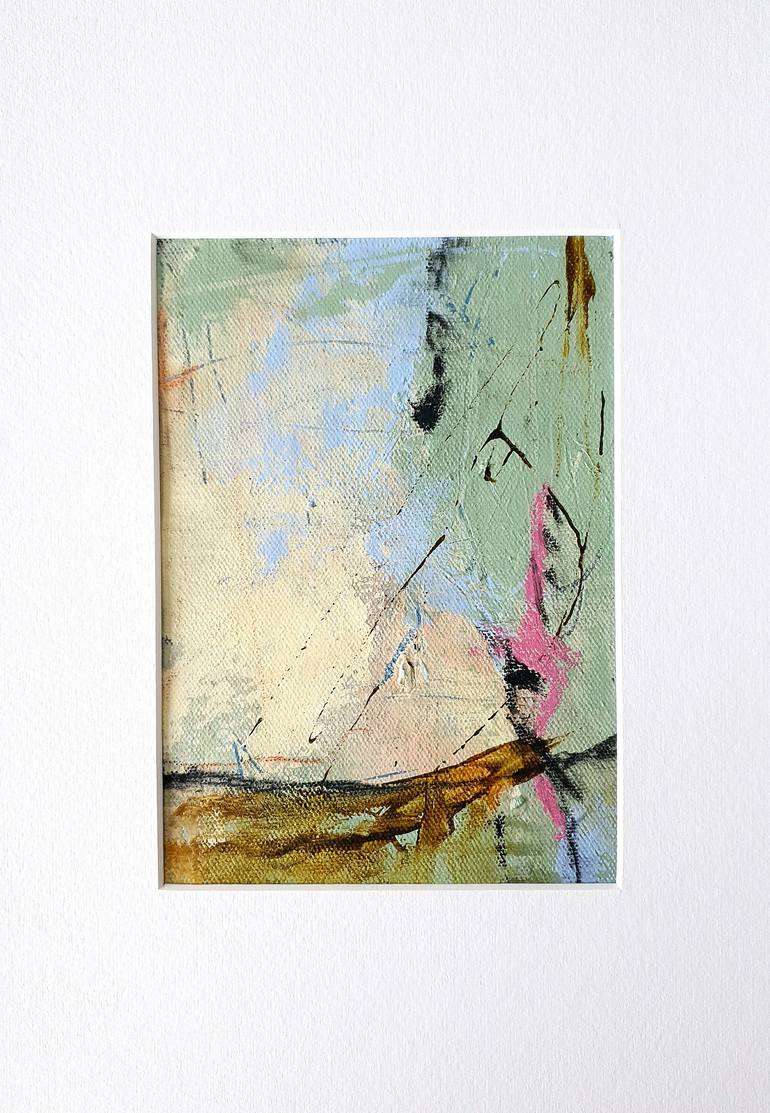 Original Abstract Expressionism Abstract Painting by Iulia Paun