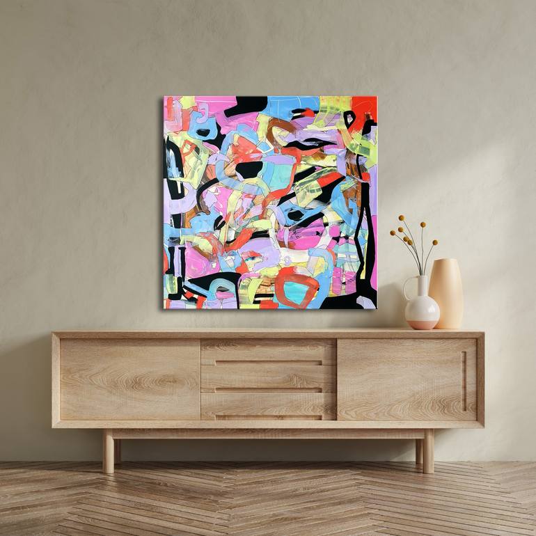 Original Abstract Painting by Iulia Paun