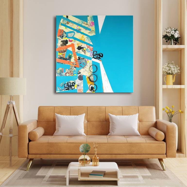 Original Abstract Painting by Iulia Paun