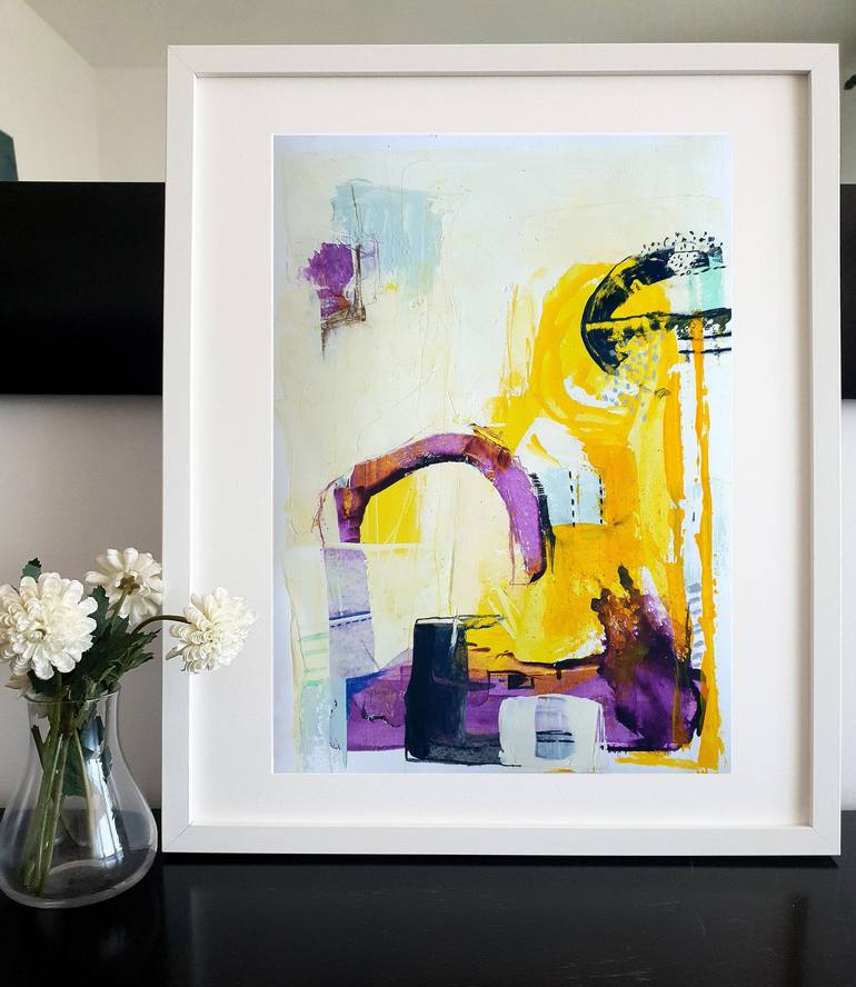 Original Abstract Painting by Iulia Paun