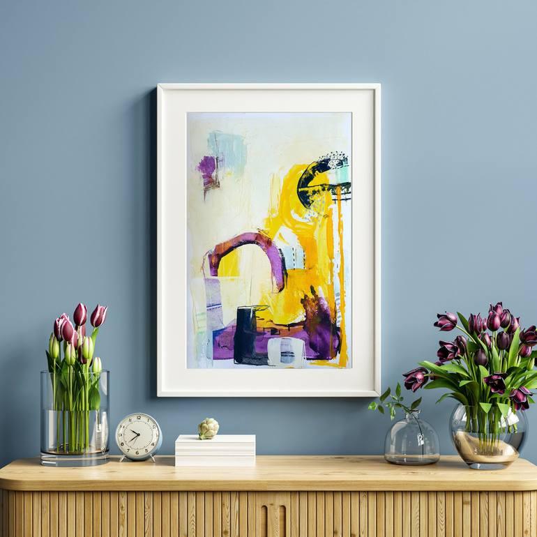 Original Abstract Painting by Iulia Paun