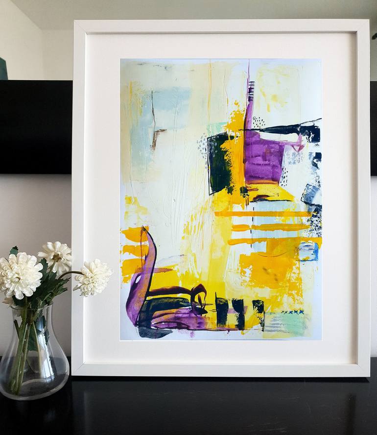 Original Abstract Painting by Iulia Paun