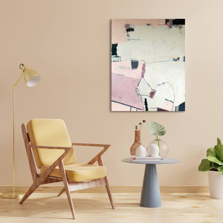 Original Abstract Expressionism Abstract Painting by Iulia Paun