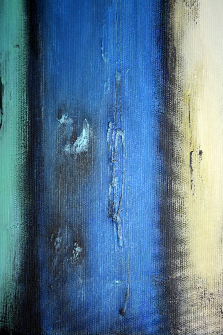 Original Abstract Geometric Painting by Iulia Paun