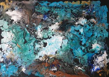 Print of Abstract Landscape Paintings by Iulia Paun