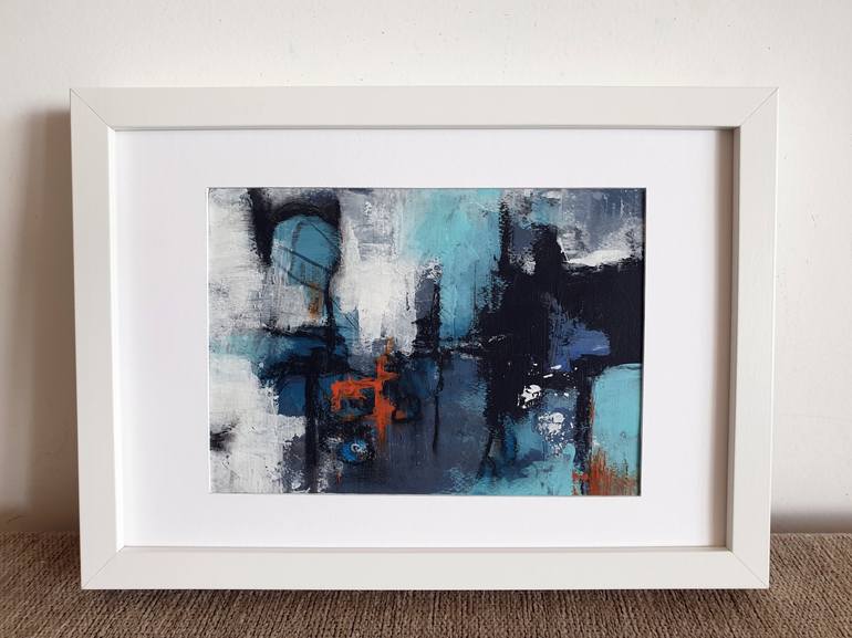 Original Expressionism Abstract Painting by Iulia Paun