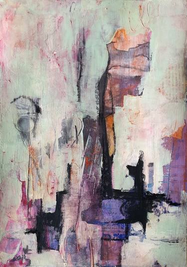 Print of Expressionism Abstract Paintings by Iulia Paun