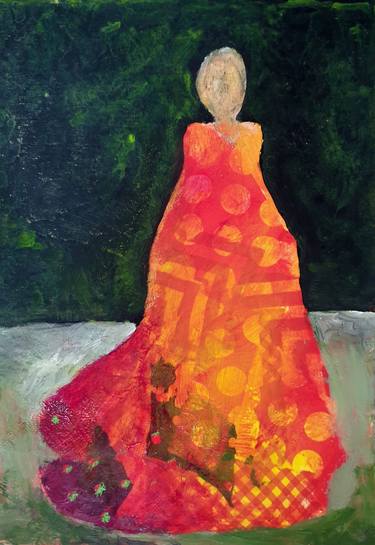 Print of Expressionism Women Paintings by Iulia Paun