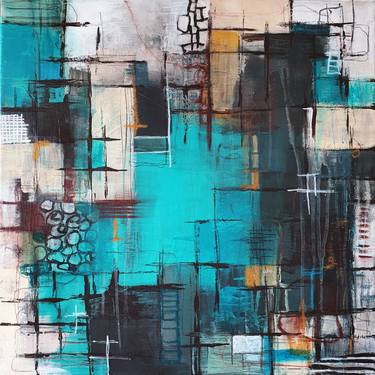 Print of Abstract Expressionism Abstract Paintings by Iulia Paun