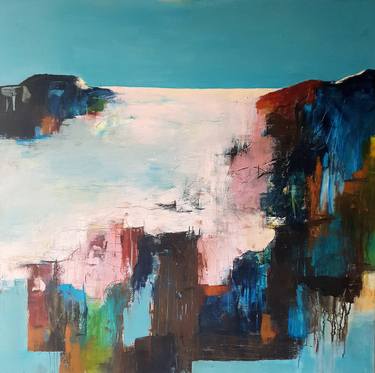Print of Abstract Landscape Paintings by Iulia Paun