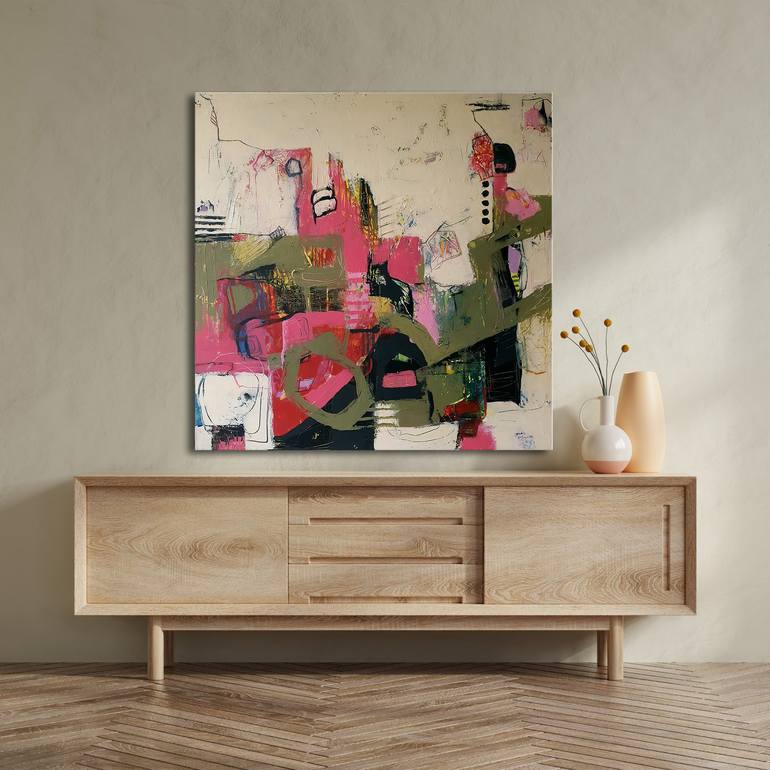 Original Abstract Painting by Iulia Paun