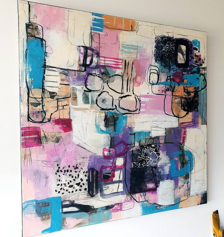 Original Abstract Painting by Iulia Paun