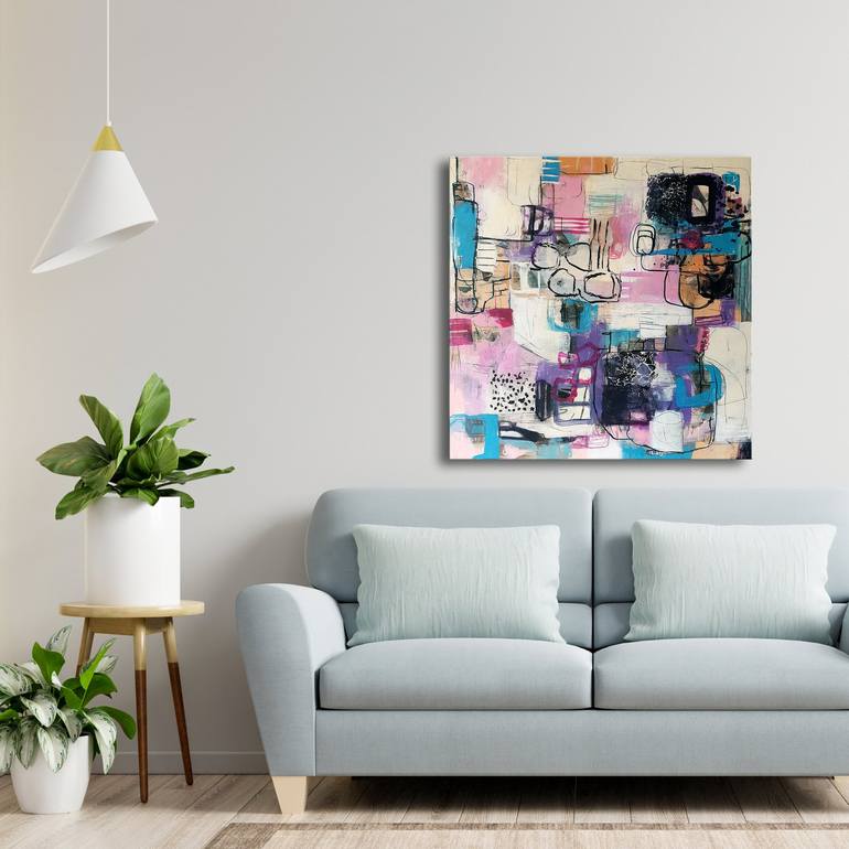 Original Abstract Painting by Iulia Paun