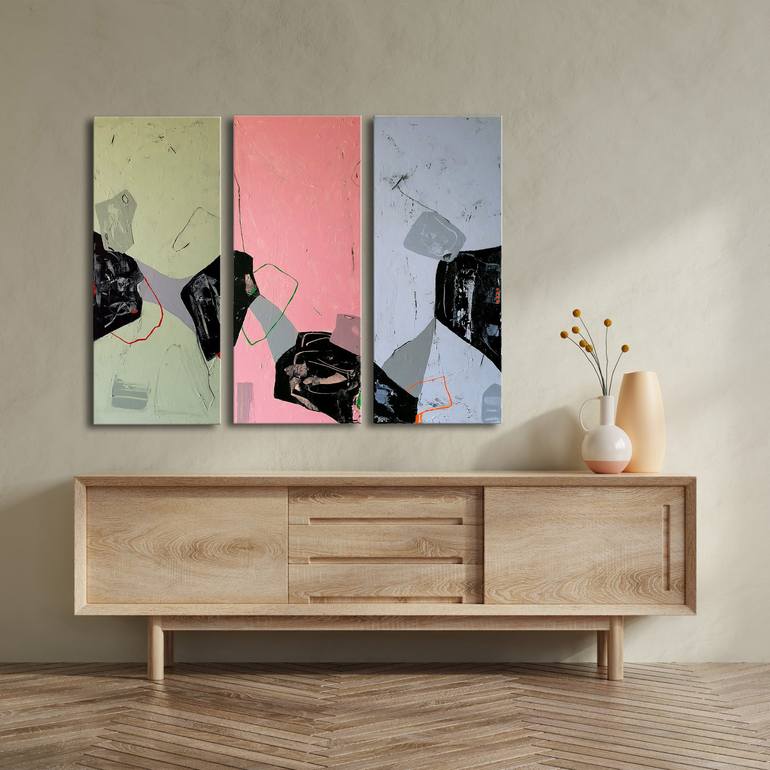 Original Abstract Painting by Iulia Paun