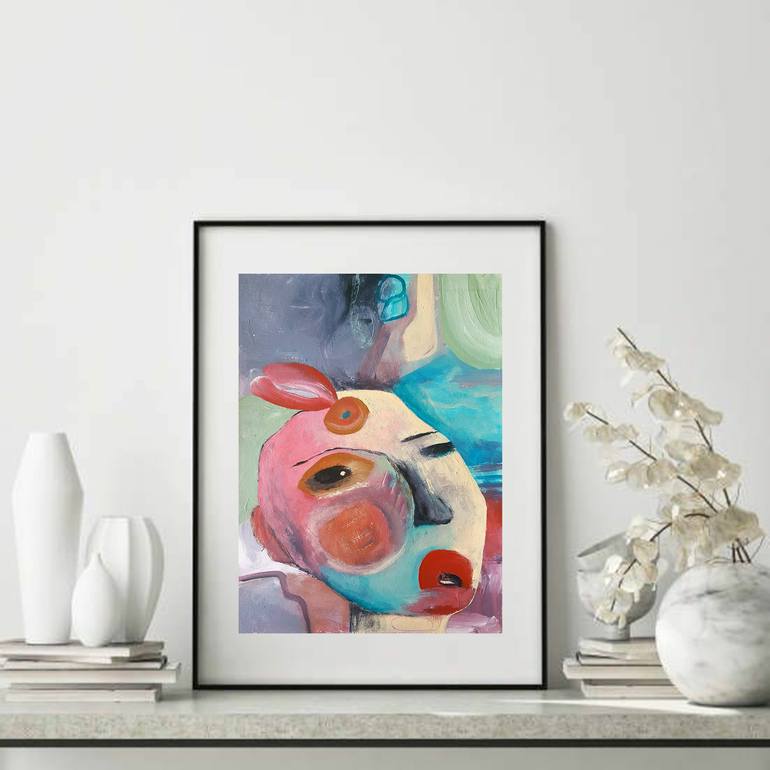 Original Abstract Painting by Iulia Paun