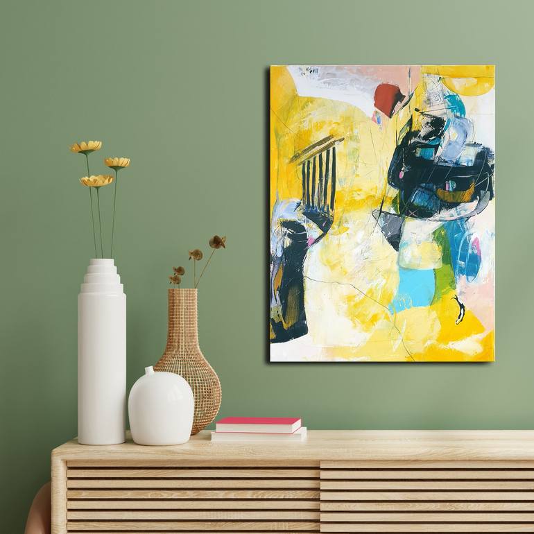 Original Abstract Painting by Iulia Paun