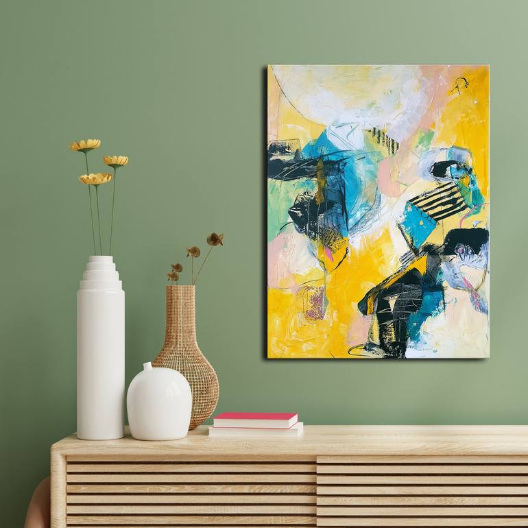 Original Abstract Painting by Iulia Paun