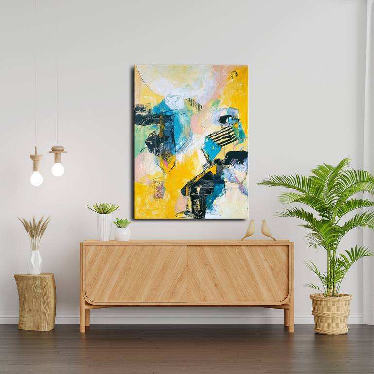 Original Abstract Painting by Iulia Paun