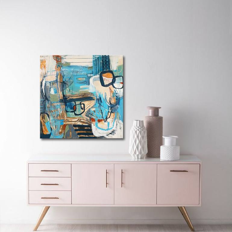 Original Abstract Painting by Iulia Paun