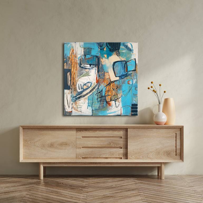 Original Abstract Painting by Iulia Paun