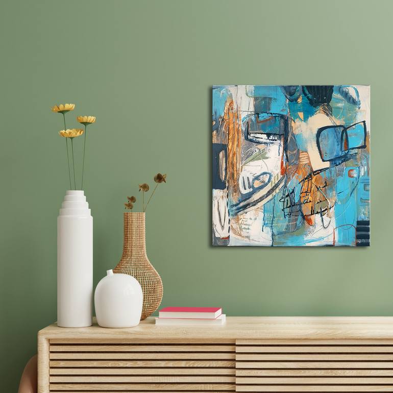 Original Abstract Painting by Iulia Paun