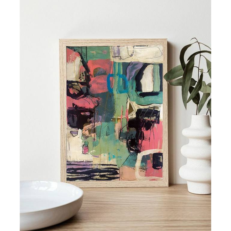 Original Abstract Painting by Iulia Paun