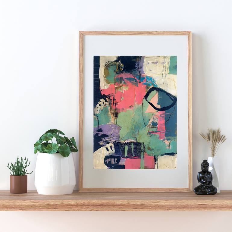 Original Abstract Painting by Iulia Paun